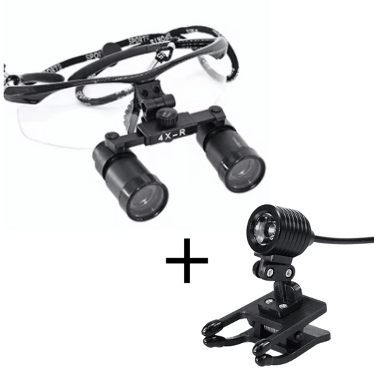 Macro Vision Loupe with Headlight and 4x Lenses