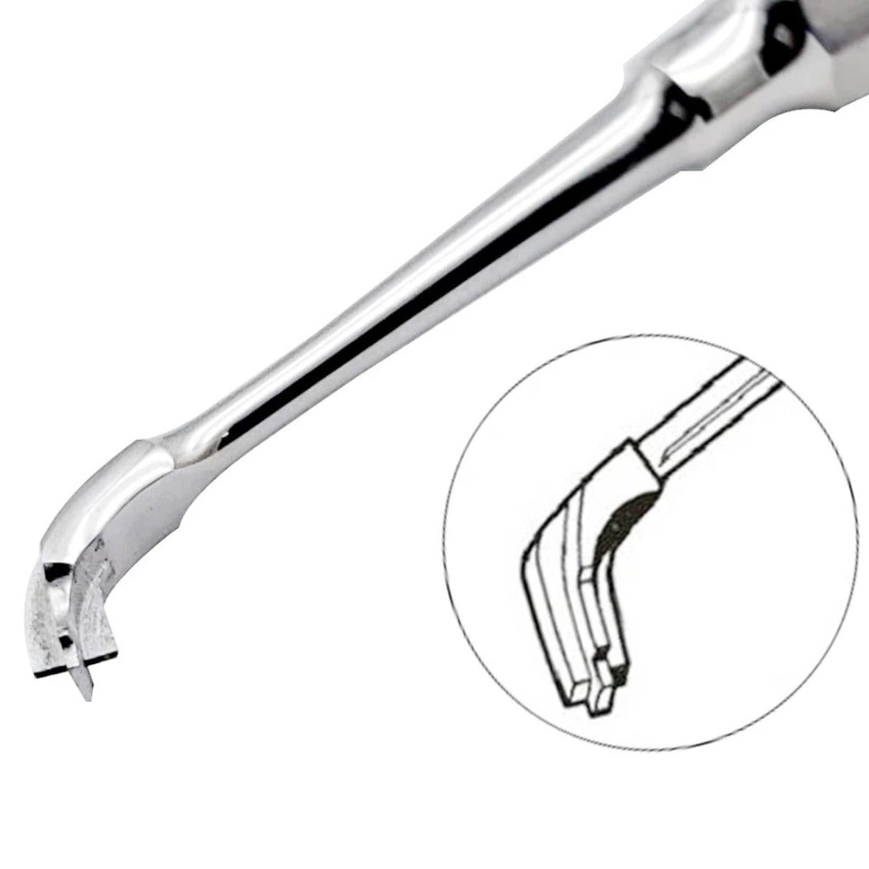 Extractor dental de coronas y raíces de uso profesional