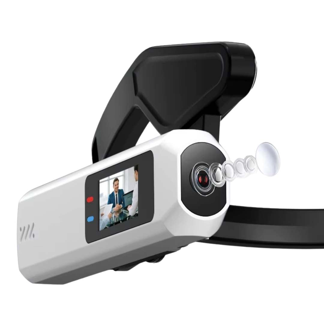 2.7K Portable Camera with Head Mount for Recording Work Procedures