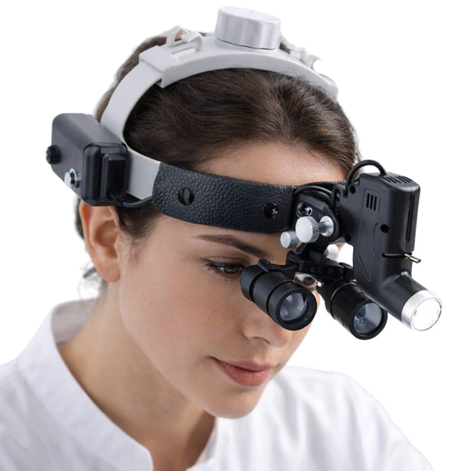 Pro Vision Max Loupe with 4x Lenses and Headlight of 65,000 Lumens