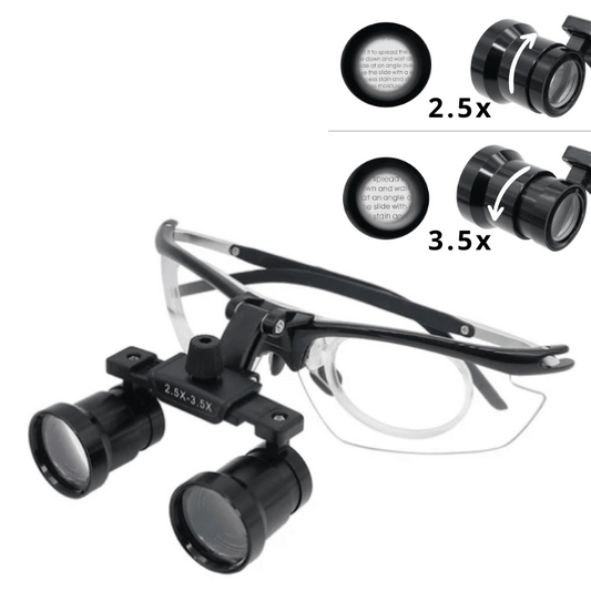 X2 Loupe Professional with 2.5x and 3.5x Magnification Lenses